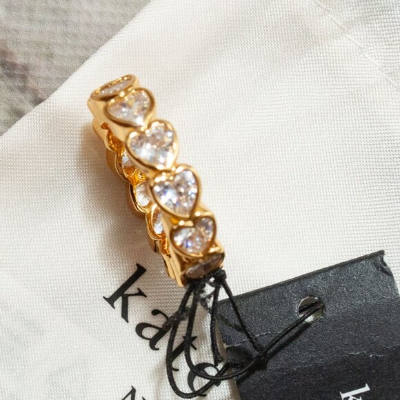 NWT kate spade Sweetheart Eternity Ring size 7 - Picture 4 of 10